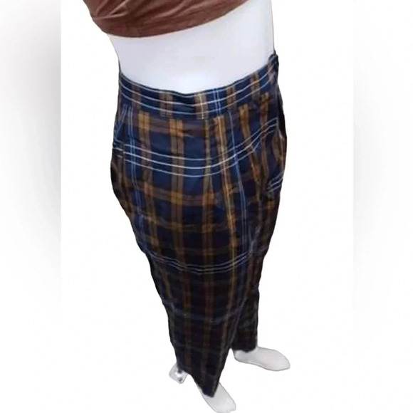 Al Jean Canada INC Vintage 100% Wool Plaid Pants Size  16 - Picture 2 of 8
